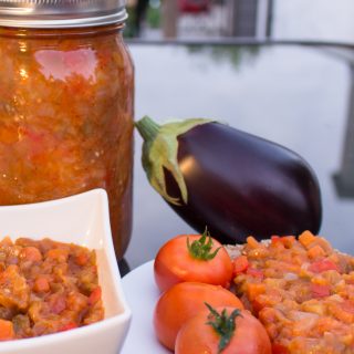 Delicious Vegan Eggplant Relish for Canning