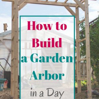 How to build a garden arbor in a day - Yard Transformation Challenge Spring 2018