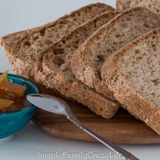 Vegan whole wheat sourdough bread recipe