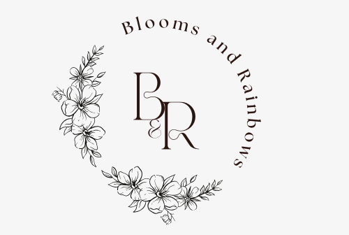 Blooms and Rainbows logo
